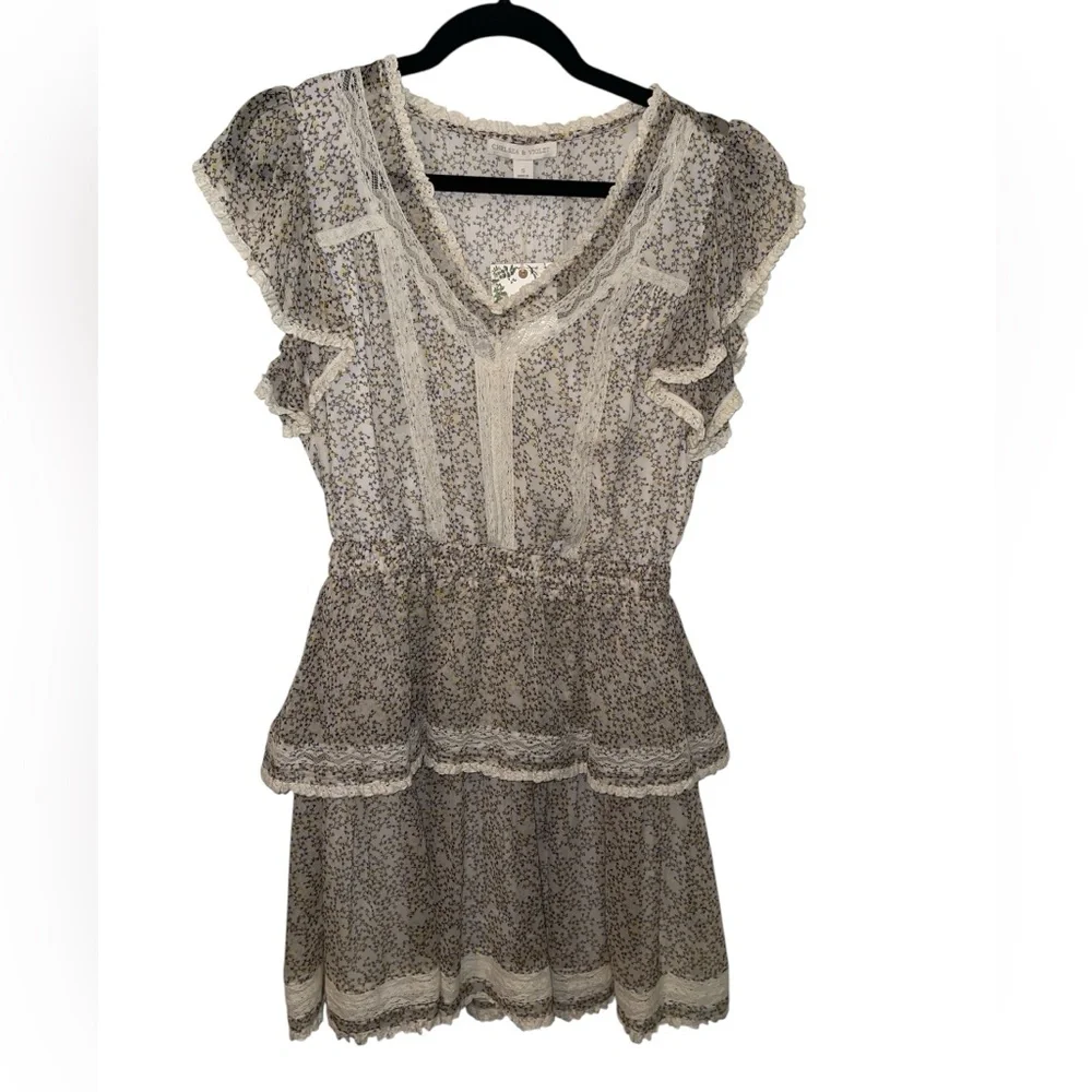 Chelsea & Violet Cream Floral Mini Dress - Picture 8 of 17